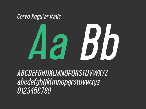 Cervo Regular Italic