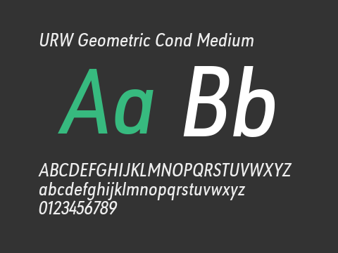 URW Geometric Cond Medium