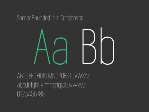 Somar Rounded Thin Condensed