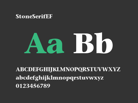 StoneSerifEF