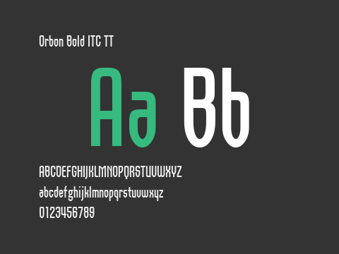 Orbon Bold ITC TT