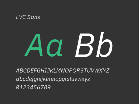 LVC Sans