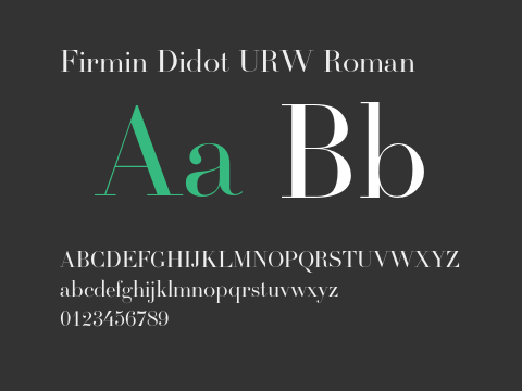 Firmin Didot URW Roman