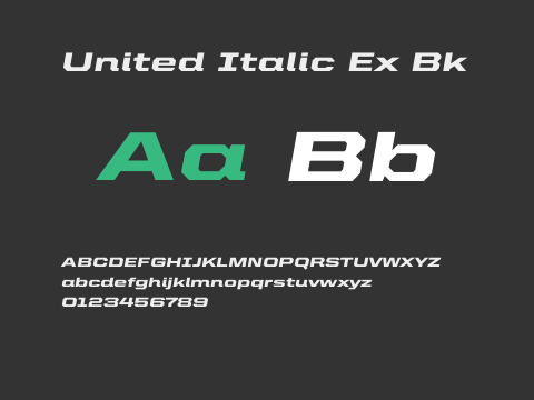 United Italic Ex Bk