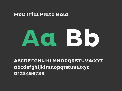 HvDTrial Pluto Bold