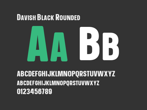 Davish Black Rounded