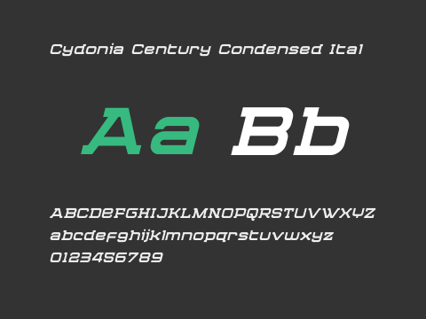 Cydonia Century Condensed Ital