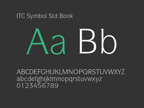 ITC Symbol Std Book
