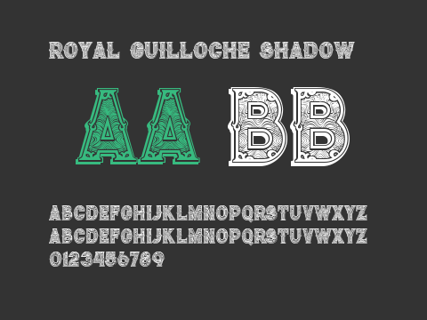 Royal Guilloche Shadow