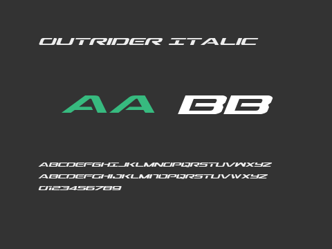 Outrider Italic