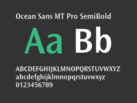 Ocean Sans MT Pro SemiBold