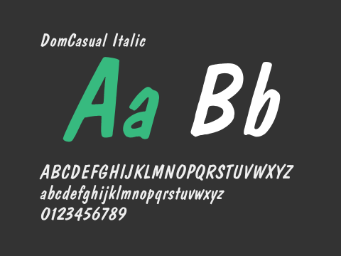 DomCasual Italic