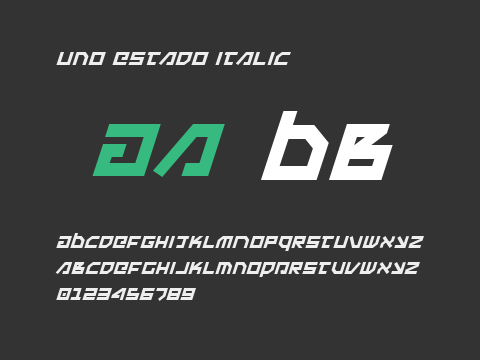 Uno Estado Italic