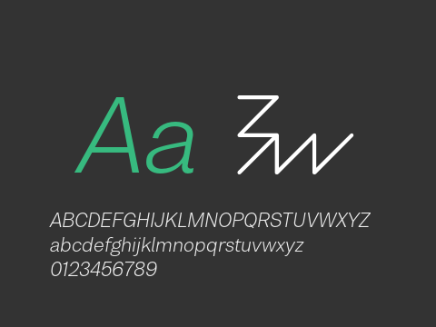 Bw Nista Grotesk DEMO Light It