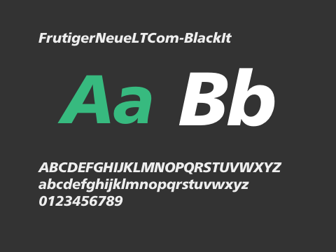 FrutigerNeueLTCom-BlackIt