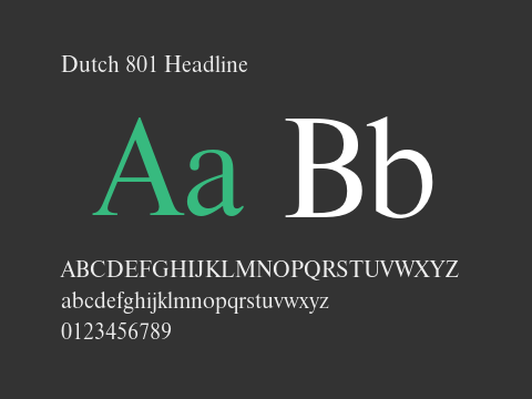 Dutch 801 Headline