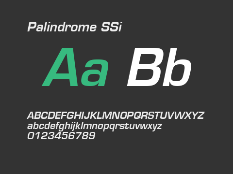 Palindrome SSi