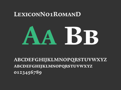 LexiconNo1RomanD