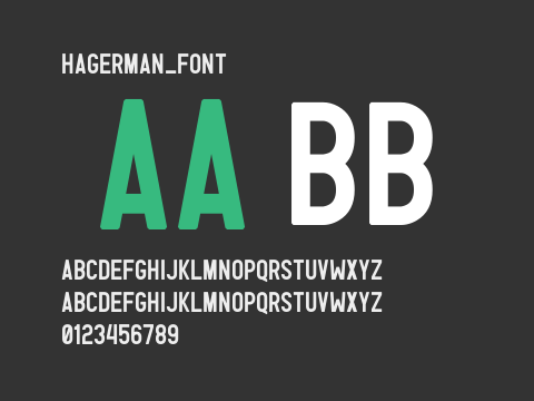 Hagerman_Font