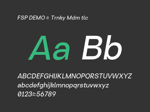 FSP DEMO - Trnky Mdm tlc