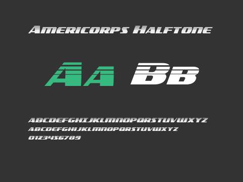 Americorps Halftone