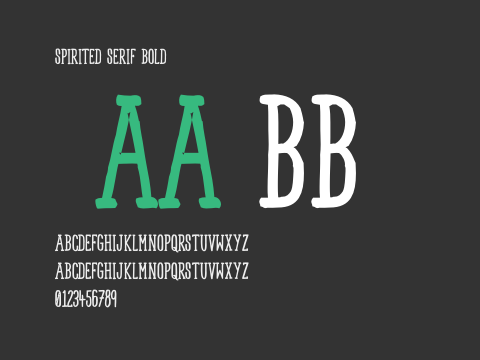 Spirited Serif Bold