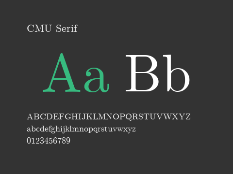 CMU Serif