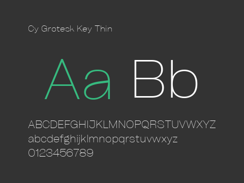 Cy Grotesk Key Thin