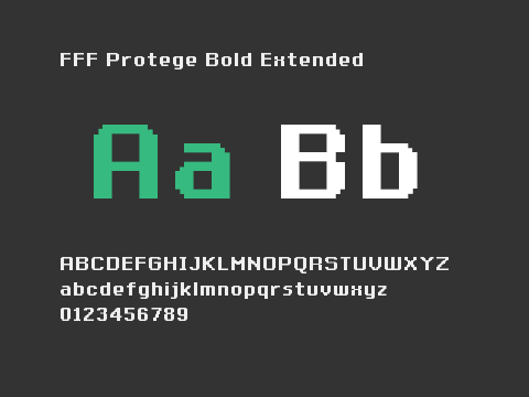 FFF Protege Bold Extended