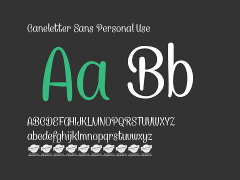 Caneletter Sans Personal Use