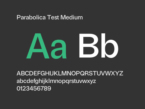 Parabolica Test Medium