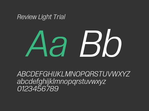 Review Light Trial