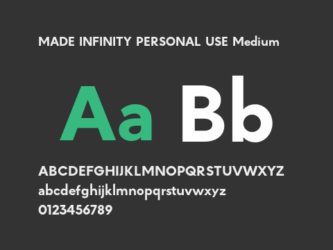 MADE INFINITY PERSONAL USE Medium