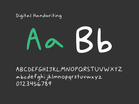 Digital Handwriting