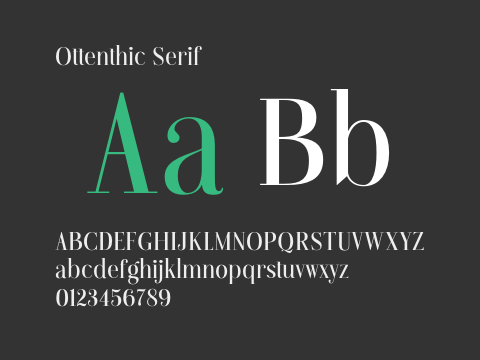 Ottenthic Serif