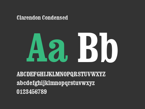 Clarendon Condensed