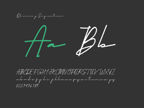 Qhueeny Signature