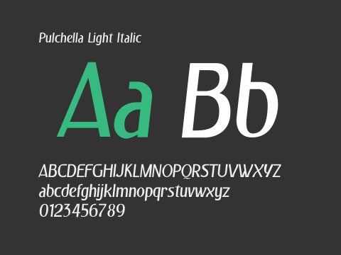 Pulchella Light Italic