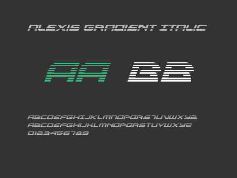 Alexis Gradient Italic