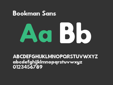 Bookman Sans