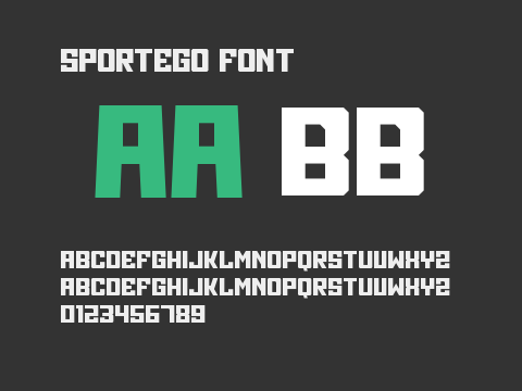 Sportego Font