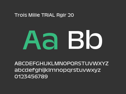 Trois Mille TRIAL Rglr 20