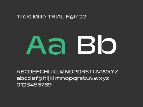 Trois Mille TRIAL Rglr 22