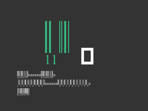 EAN-13 Half Height