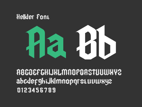 Hellder Font