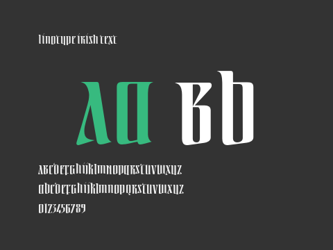 Linotype Irish Text