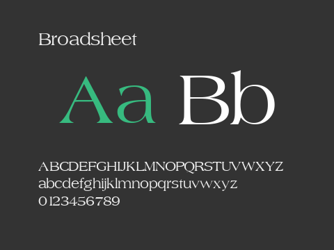 Broadsheet