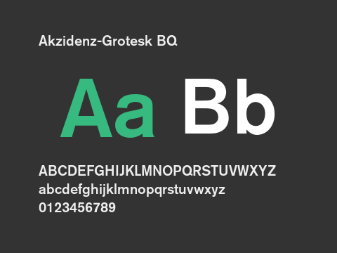 Akzidenz-Grotesk BQ