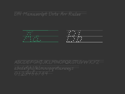 DN Manuscript Dots Arr Rules