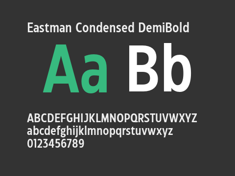 Eastman Condensed DemiBold